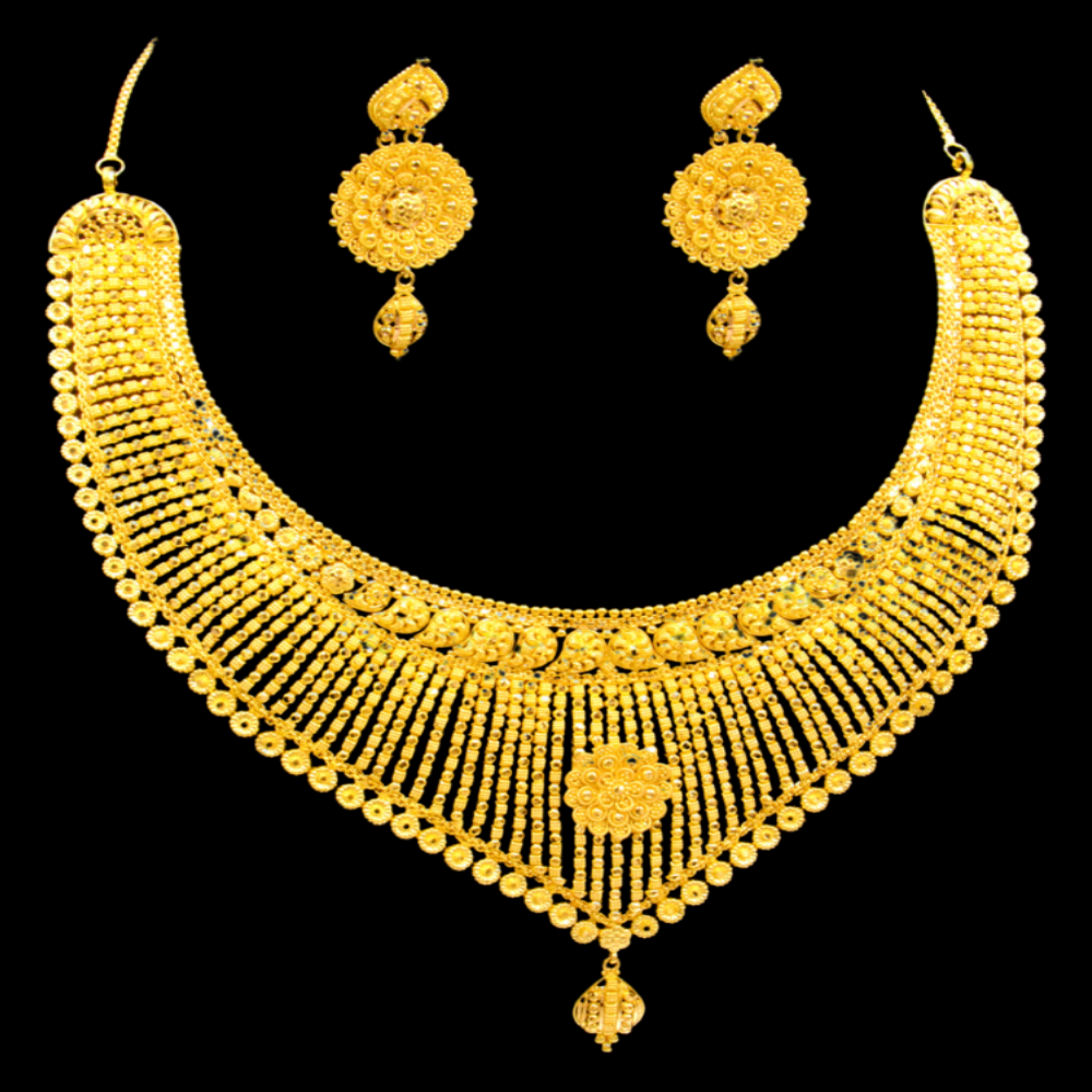22K Gold Necklace Set
